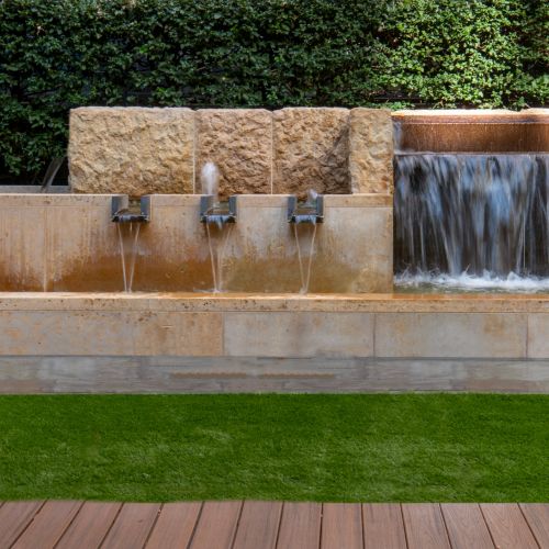 Photo of fountain in the courtyard