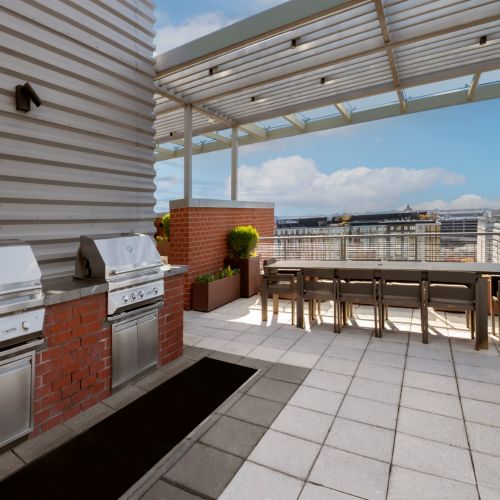 Photo of rooftop grill